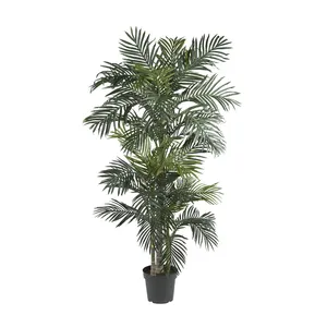Wholesale fake foxtail palm tree faux palm plant for home garden suppliers decor for outdoor indoor artificial palm tree