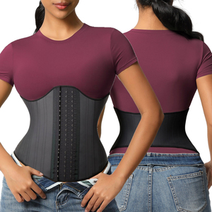 <span class=keywords><strong>Corset</strong></span> en latex à armatures en acier, ceinture amincissante pour le <span class=keywords><strong>ventre</strong></span>, gaine de maintien sous le buste, gaine de mise en forme pour l'entraînement, ceinture de maintien de la taille, shaper - Product Image 1
