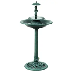 Floor Ladybird Waterfalls Fountain Birds Bath Entertainment Decoration Yard Garden Patio Backyard Deck Home Lawn Porch House