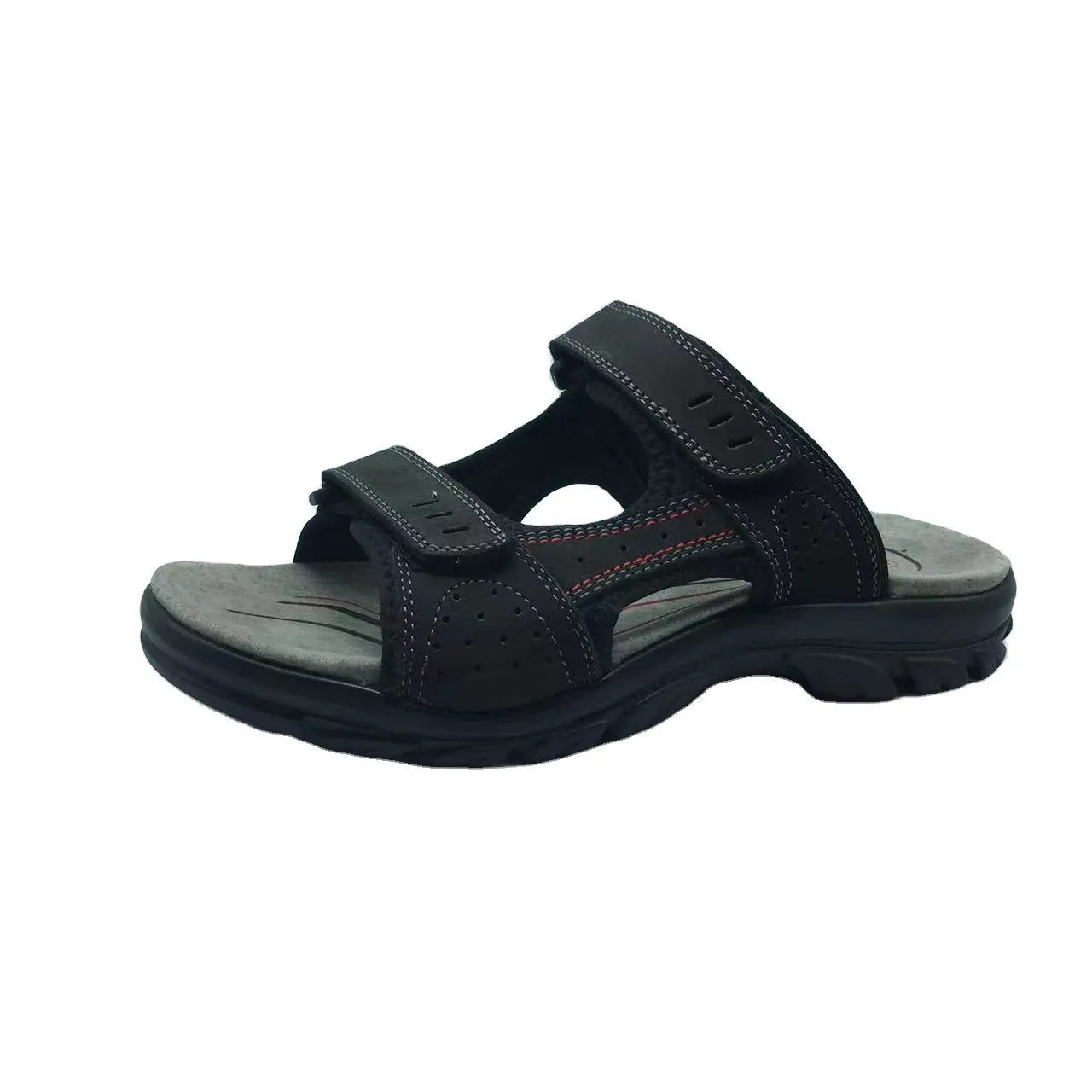 Klassieke Schoenen Aangepaste Mannen Zomer Zachte Sandalen Comfortabele Mannen Schoenen Echt Leer Zachte Outdoor Mannen Romeinse Sandalen