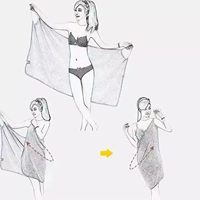 Serviettes portables SOLPOP personnalisées en microfibre et coton polaire corail pour femmes, grandes serviettes de bain, peignoirs de douche, robes de bain pour sécher les cheveux