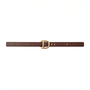 Cintura in similpelle goffrata D Pu da 2,8 cm per donna e uomo, accessorio di moda - Product Image 1