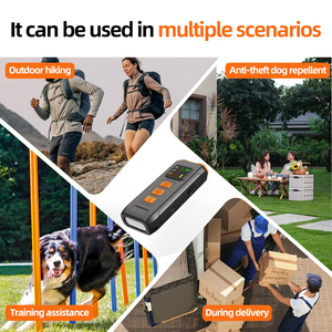 Dual-đầu siêu âm Dog Repeller với LED Flash ngoài trời kiểm soát sủa devicer sạc Dog Bark răn đe các thiết bị - Product Image 5