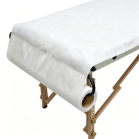 Rouleau de draps jetables 100 % polyester non tissé léger et imperméable, homologué CE, pour usage médical, en salon et en institut de beauté