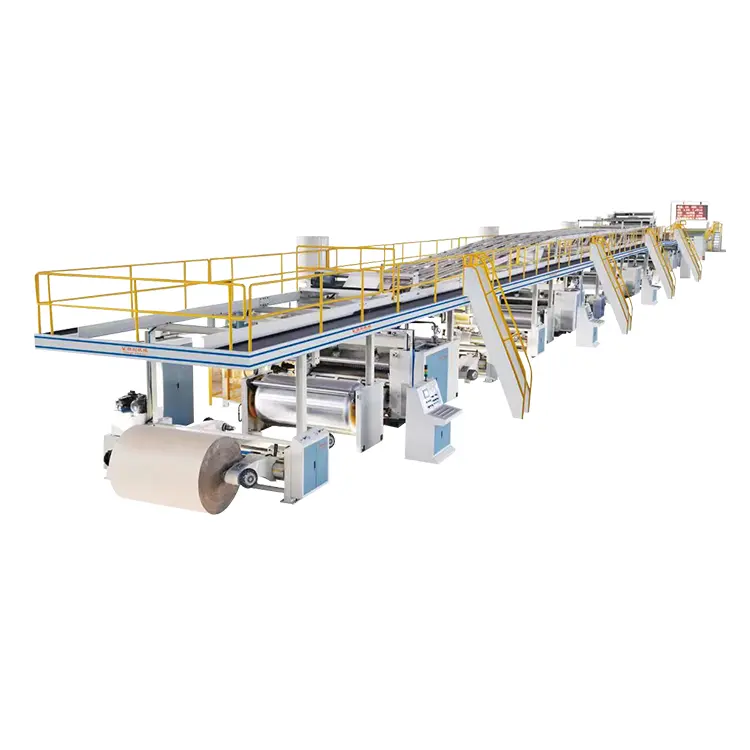 best sales 2 3 5 7 layer corrugated cardboard carton box production line / corrugado line