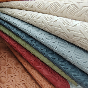 Không Thấm Nước Mềm Kết Cấu Dệt PVC Da Nhân Tạo Cho Nhà Dệt May & Hành Lý Vải Da Lộn - Product Image 4