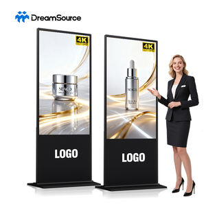 Pantalla Táctil 4K Teasung de 55 Pulgadas, Kiosco Vertical Android con Soporte de Piso, Señalización Digital Animada, Servicio de Logotipo OEM/ODM, con Ruedas - Product Image 1