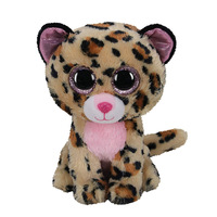 Grosir mainan kustom 20cm mata besar mewah Spot lucu kucing Unicorn macan tutul boneka hadiah Hari Valentine