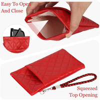 Étui à lunettes à 2 emplacements, boîte de rangement double pour lunettes de soleil, étuis souples en cuir PU pour femmes, organisateur de lunettes à fermeture par pression