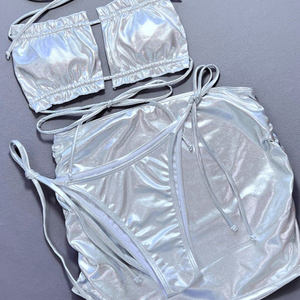 YY5886 dame luxe 3 pièces Bikini Sexy femme maillot de bain 2024 maillots de bain maillots de bain Bikini maillot de bain maillot de bain maillots de bain pour femme - Product Image 3