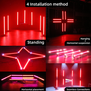 IP65 Waterproof Full Color RGBW <strong>LED</strong> Strobe <strong>Light</strong> Wall Washer Pixel Stage DMX Bar Matrix <strong>Light</strong> Colorful 3in1 Stage Lighting - Product Image 3