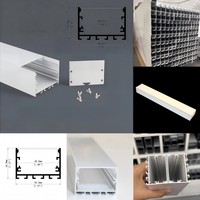 Luminaire suspendu LED rond en aluminium extrudé pour hôtel, bureau et projets intérieurs