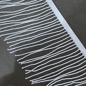 Commercio all'ingrosso di alta qualità 4 pollici 10CM <span class=keywords><strong>oro</strong></span> abito da sposa con perline nappa frangia rifinitura con motivo a stella per abito da sposa - Product Image 6