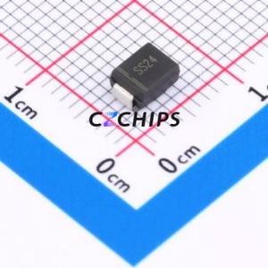 ชิปไดโอด Schottky ไดโอด SS24B SMB ชิปชิ้นส่วนอิเล็กทรอนิกส์ - Product Image 1