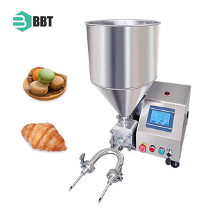 Nueva máquina de llenado de crema de hojaldre para panadería con fácil operación para rellenos de frutas y leche - Product Image 3