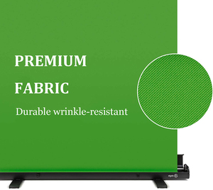 Hochwertiger Knitterresistenter Stoff Greenscreen Zusammenklappbares Chromakey-Panel für Fotohintergrund/ Videostudio/Live-Gaming - Product Image 4