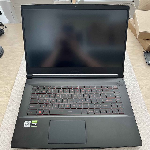 Wholesale for MSI GF65 Used Gaming Laptop I7 9Gen 16G 512G GTX1660ti (6G) Design Programming Cheap Price Personal computer