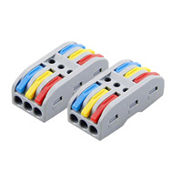 Connecteur de fil à connexion rapide pour épissure de fil Écrou à levier compact Terminal en ligne pour projet d'épissure de fil électrique