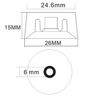 4 boutons de contrôle de volume et de tonalité pour guitare Gibson Les Paul, pièces de rechange pour guitare électrique, blanc