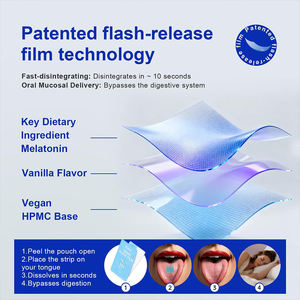 OEM/ODM, Ayuda para Dormir con Melatonina de Disolución Rápida, Vegana, Sin Gluten, Ingredientes Naturales, Apoya los Ritmos Naturales del Sueño, para Adultos - Product Image 4