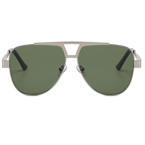 Superhot Eyewear 24461 2025 Lunettes de soleil à monture en métal pour hommes, verres dégradés UV400, <span class=keywords><strong>design</strong></span> carré sans monture pour vêtements d'extérieur - Product Image 3