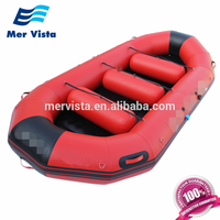 Bateau pneumatique rigide bleu en PVC 0,9 certifié CE à vendre