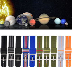 Bracelets de <span class=keywords><strong>montre</strong></span> de remplacement en toile de nylon élastique imperméable de 20mm avec <span class=keywords><strong>boucle</strong></span> en acier pour bracelets de <span class=keywords><strong>montre</strong></span> Omega <span class=keywords><strong>Swatch</strong></span> Moonwsatch - Product Image 1