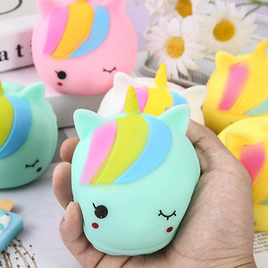 <strong>Squishies</strong> Jumbo <strong>Unicorn</strong> Macaron Kawaii Slow Rising Scented Pink Giant <strong>Squishies</strong> Kids Toy - Product Image 3
