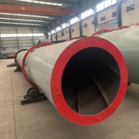 Grand séchoir rotatif à tambour unique, entièrement automatique, à température contrôlée, économe en énergie, en acier au carbone, multifonctionnel pour minerai et sable