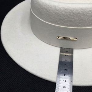 Sombrero Fedora de Fieltro 100% Lana para Mujer, Transpirable y Cómodo, con Bordado 3D, Unisex, Casual, para Negocios, Aire Libre, Fiestas, Primavera, Verano, Otoño - Product Image 5