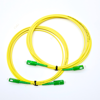Câble de raccordement FTTH à fibre optique avec connecteur SC APC-SC APC 1/2/3/5/10M, monomode simple, cordon de brassage PVC/LSZH