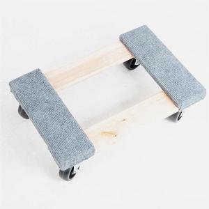 18\" X 12\" Heavy Duty Customizable <strong>Wooden</strong> Furniture <strong>Dolly</strong> ODM/OEM Steel Hand <strong>Cart</strong> &amp; Trolley for Moving &amp; Shopping - Product Image 1
