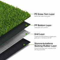 Rasen Kunstrasen Teppich Pflanze Hof Garten Outdoor Dekor Rasen
