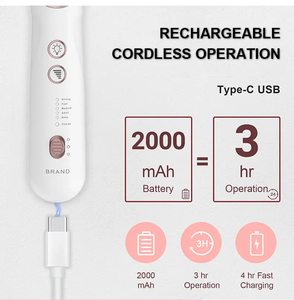 Perceuse à ongles électrique professionnelle, lime à ongles électrique sans fil, meulage des ongles, garniture et vernis-outil de soin des mains et des pieds - Product Image 6