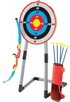 Jouet d'arc classique en plastique pour enfants, cible debout, jeu de tir, arc et flèche
