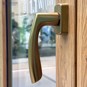 Chất lượng cao bão trượt cửa sổ nhà máy trực tiếp từ Phật Sơn giá rẻ giá PVC uPVC cửa sổ cửa ra vào với louver loại rèm - Product Image 4