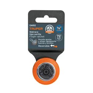 Llave de trinquete cuadrada de 6 3/8 pulgadas, tipo perilla, TRUPER - Product Image 4
