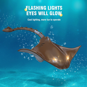 • G التحكم عن بعد مانتا راي 4 قنوات للماء التلقائي كروز السباحة RC الحيوانات للأطفال البالغين - Product Image 4