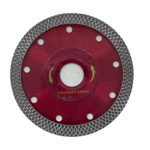 Disco da taglio con lama Turbo diamantato Super sottile da 115mm di alta qualità per piastrelle porcellane e materiali ceramici - Product Image 2