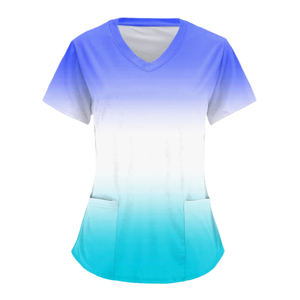 FUYI Crubs 制服 Cherokee 女式护士服套装，适用于医院 OEM 服务 - Product Image 4