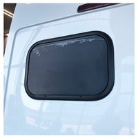 Fenêtre à pousser pour caravane/camping-car MG20RW 350x280mm, double vitrage acrylique, coins arrondis, extérieur plat