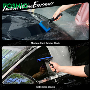 <span class=keywords><strong>Kit</strong></span> de nettoyage de vitres Foshio avec raclette 5''/8'' pour le lavage de vitres commerciales et domestiques - Product Image 3