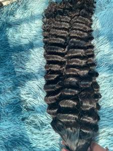 Cheveux naturels bouclés à pointe en I 100% cheveux humains (cheveux bruts) Type de traitement à la vapeur à la chaleur Boucles profondes, rebond doux, volume naturel - Product Image 3