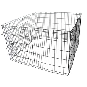 Hàng Rào Dây Kim Loại Có Thể Gập Lại Ngoài Trời, Pet Playpen Để Huấn Luyện Chó Con Mèo Con Chó Thỏ Guinea Lợn - Product Image 3