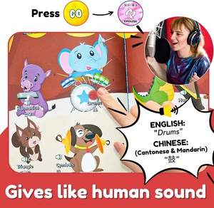 Livres audio <span class=keywords><strong>chinois</strong></span> pour enfants jouet éducatif bilingue pour apprendre l'anglais cantonais et mandarin à piles Play & Learn - Product Image 3