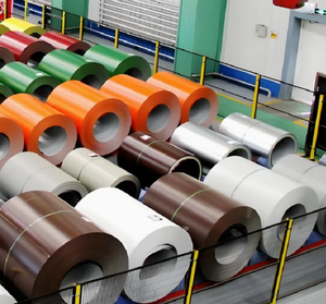 เหล็กม้วนเคลือบสีชุบสังกะสีขนาด 0.8 มม. - แข็งแรงทนทานสำหรับทำผนังกั้นคลังสินค้า - Product Image 3