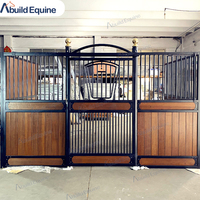 Porte coulissante de haute qualité pour écurie portable, boxes pour chevaux économiques et sécuritaires pour l'équitation