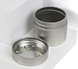 Chống Ẩm Nhỏ <span class=keywords><strong>Tin</strong></span> Bạc Hà Kẹo Có Thể Trẻ Em Bằng Chứng Tùy Chỉnh Gummy Gấu Bao Bì Vòng Kim Loại <span class=keywords><strong>Tin</strong></span> Thảo Mộc Hộp Với Vít Trên Nắp - Product Image 2