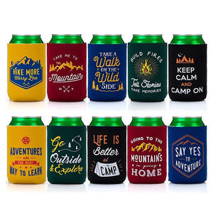 승화를위한 맞춤형 로고 팔찌 맞춤형 네오프렌 스터비 홀더 맞춤형 맥주 캔 쿨러 - Product Image 1