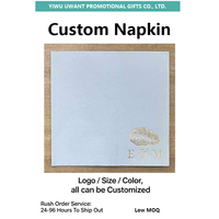 Serviettes de table personnalisées pour cocktail, pré-pliées, pour mariage, avec logo noir et or, imprimées sur mesure, jetables, pour restaurant